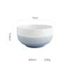 Modern Simple Ceramic Household Wash And Ink Gradual Color Soup Bowl - Mylovelyhomedecor - Home decor