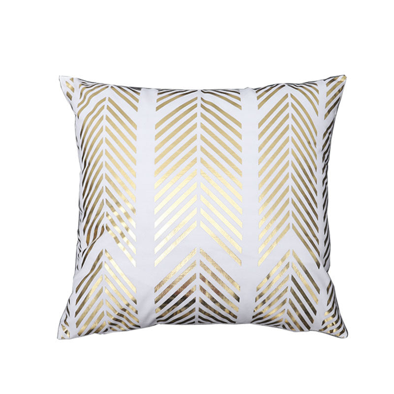Gilding Geometric Pineapple Pillow Cover Minimalist Creative Pillow Cover - Mylovelyhomedecor - Home decor