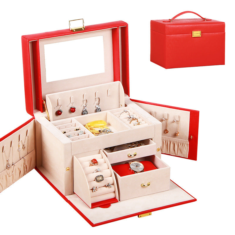 Korea Multi Layer Jewelry Box Storage Box - Mylovelyhomedecor - Home decor