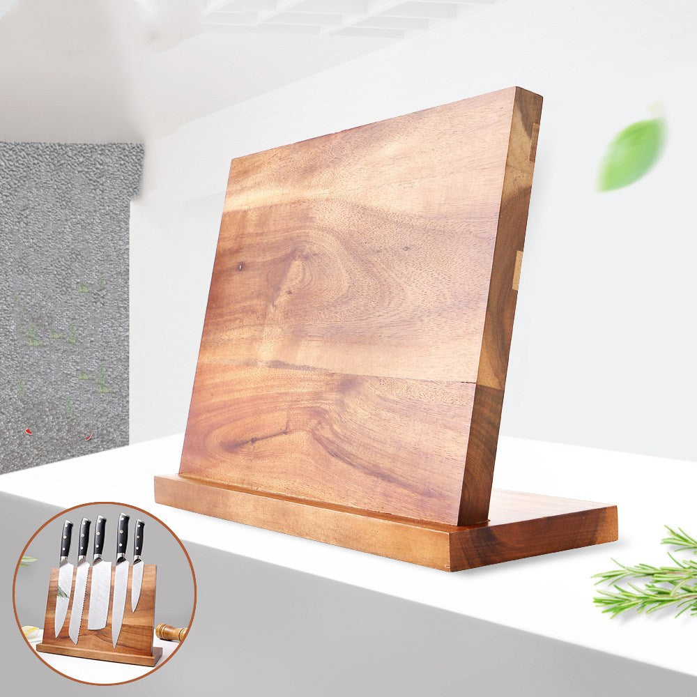 Kitchen solid wood magnetic knife holder - Mylovelyhomedecor - Home decor