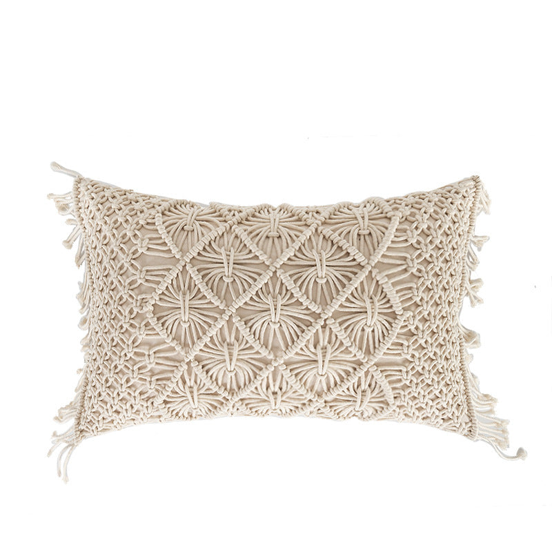 Knitted bedroom wave pillow - Mylovelyhomedecor - Home decor