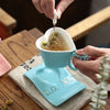 Creative Heart-Shaped Couple Cups A Pair Of European Coffee Cup Set - Mylovelyhomedecor - Home decor