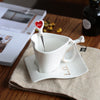 Creative Heart-Shaped Couple Cups A Pair Of European Coffee Cup Set - Mylovelyhomedecor - Home decor