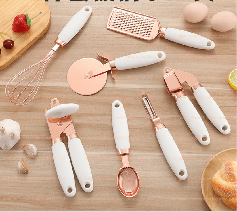 Kitchen Household Peeler Gadget Copper Plating Set - Mylovelyhomedecor - Home decor