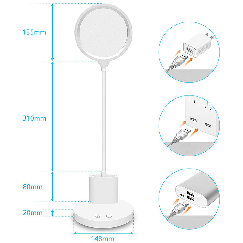Lamp Rechargeable Plug-in Bedroom Bedside Lamp - Mylovelyhomedecor
