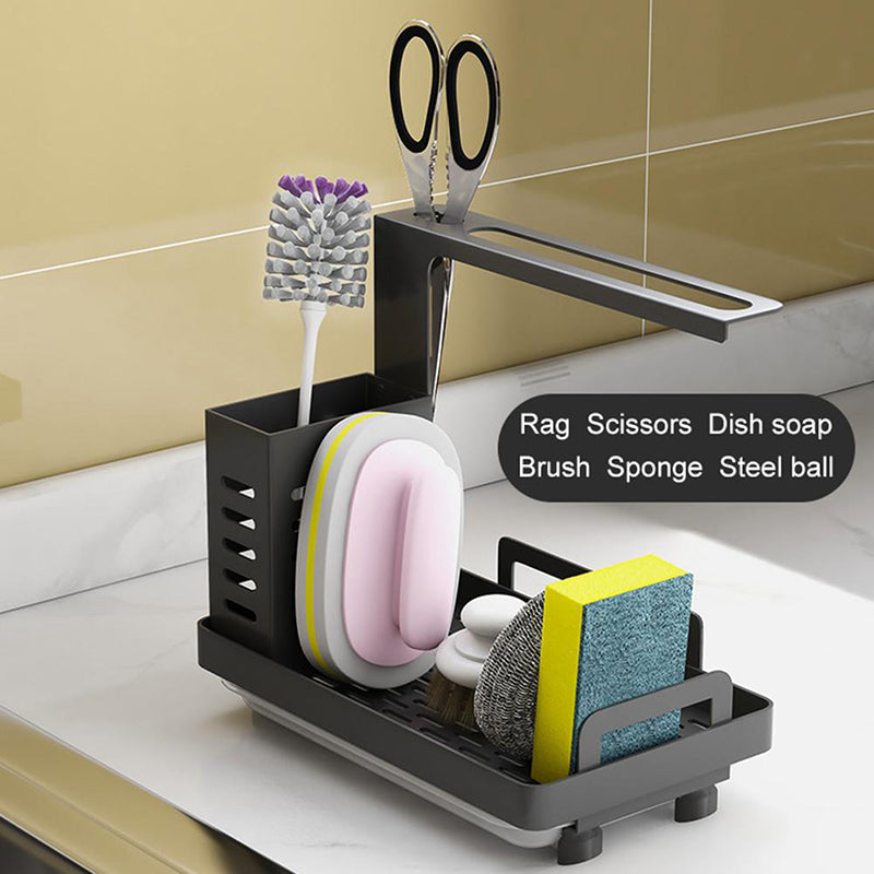 Kitchen Supplies Drain Basin Storage Towel Dishwashing Sink Dish Basin Countertop Window Sill Shelves - Mylovelyhomedecor - Home decor