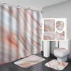 Marble White Shower Curtain Set With Non Slip Rug Bath Mat Carpet Modern Bathroom - Mylovelyhomedecor - Home decor
