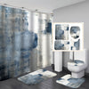 Marble White Shower Curtain Set With Non Slip Rug Bath Mat Carpet Modern Bathroom - Mylovelyhomedecor - Home decor