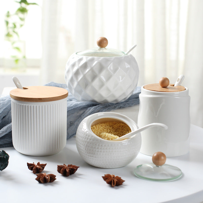 Kitchen ceramic seasoning jar - Mylovelyhomedecor - Home decor