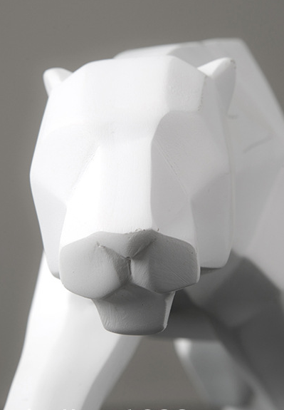 Modern Abstract Black Panther Sculpture - Mylovelyhomedecor - Home decor
