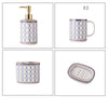Nordic Creative Ceramic Bathroom Five-piece Bathroom Toilet Set - Mylovelyhomedecor - Home decor