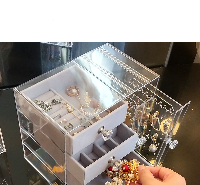 Dustproof jewelry box - Mylovelyhomedecor - Home decor