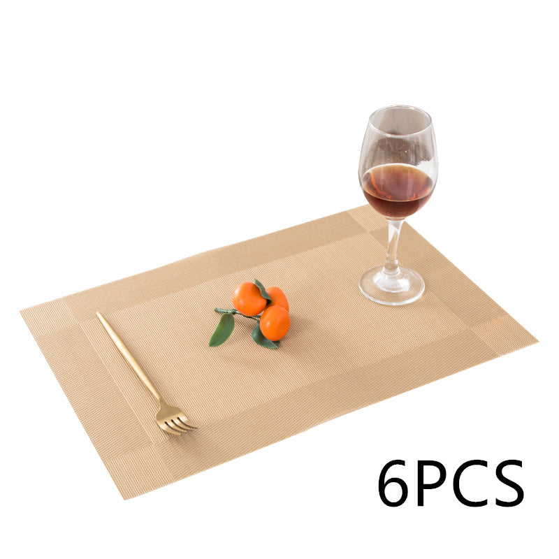 Simple Modern Kitchen Rectangular Nordic Baking Heat-resistant Hotel Bowl Mat