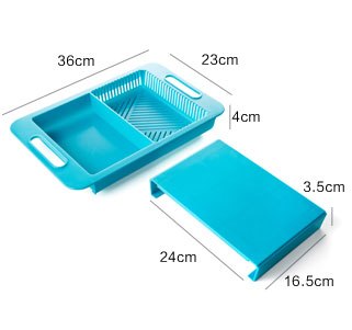 Multifunction Kitchen Chopping Blocks Sinks Drain Basket Cutting Board Vegetable Meat Tools Kitchen Accessories Chopping Board - Mylovelyhomedecor - Home decor