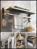 Space Aluminum Bathroom Shelf Wall Hanging Towel Rack - Mylovelyhomedecor - Home decor
