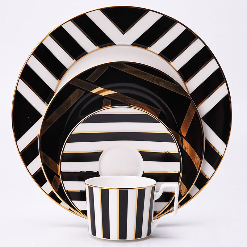 Restaurant pastry plate cutlery set