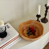 Solid Wood Fruit Plate Log Tableware - Mylovelyhomedecor - Home decor
