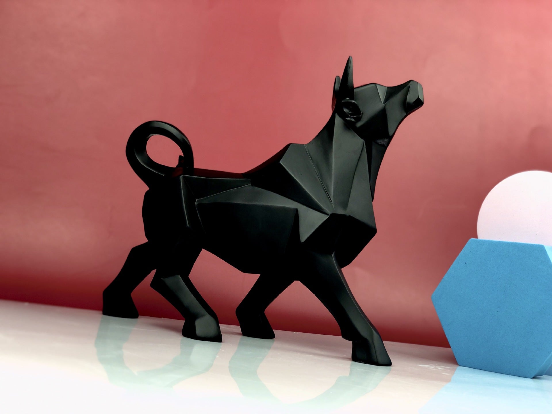 Modern Minimalist Creative Geometric Cow Ornaments - Mylovelyhomedecor - Home decor