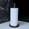 Fashionable Solid Wood Creative Vertical Punch-free Kitchen Paper Towel Roll Holder - Mylovelyhomedecor - Home decor