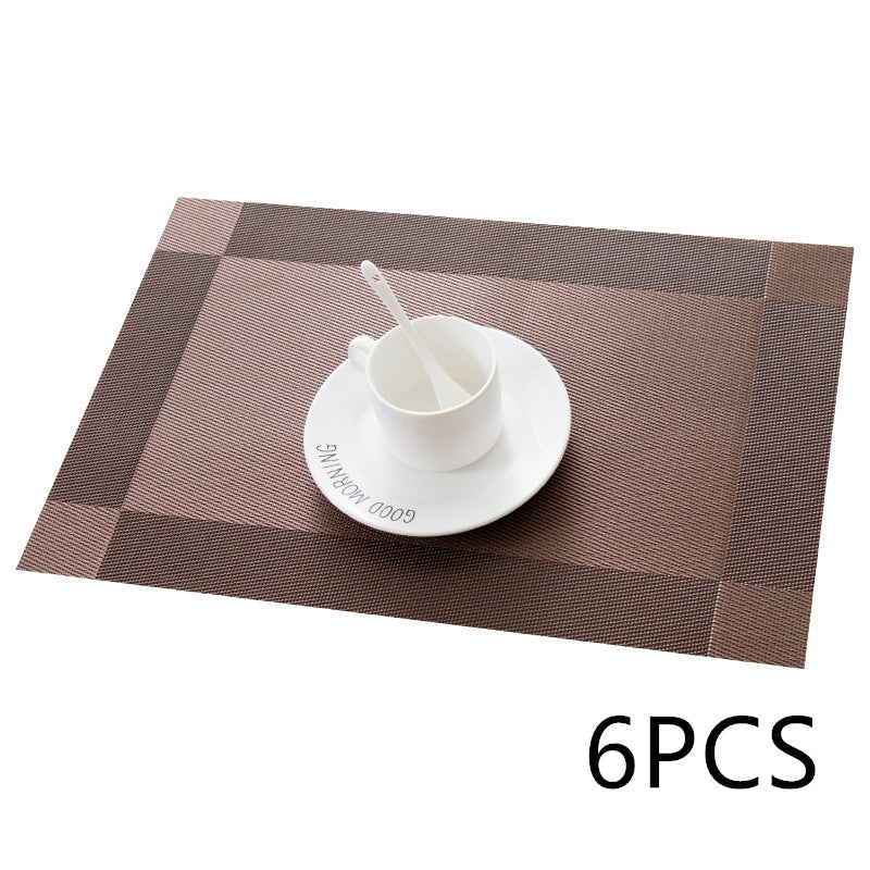 Simple Modern Kitchen Rectangular Nordic Baking Heat-resistant Hotel Bowl Mat