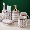 Nordic Creative Ceramic Bathroom Five-piece Bathroom Toilet Set - Mylovelyhomedecor - Home decor