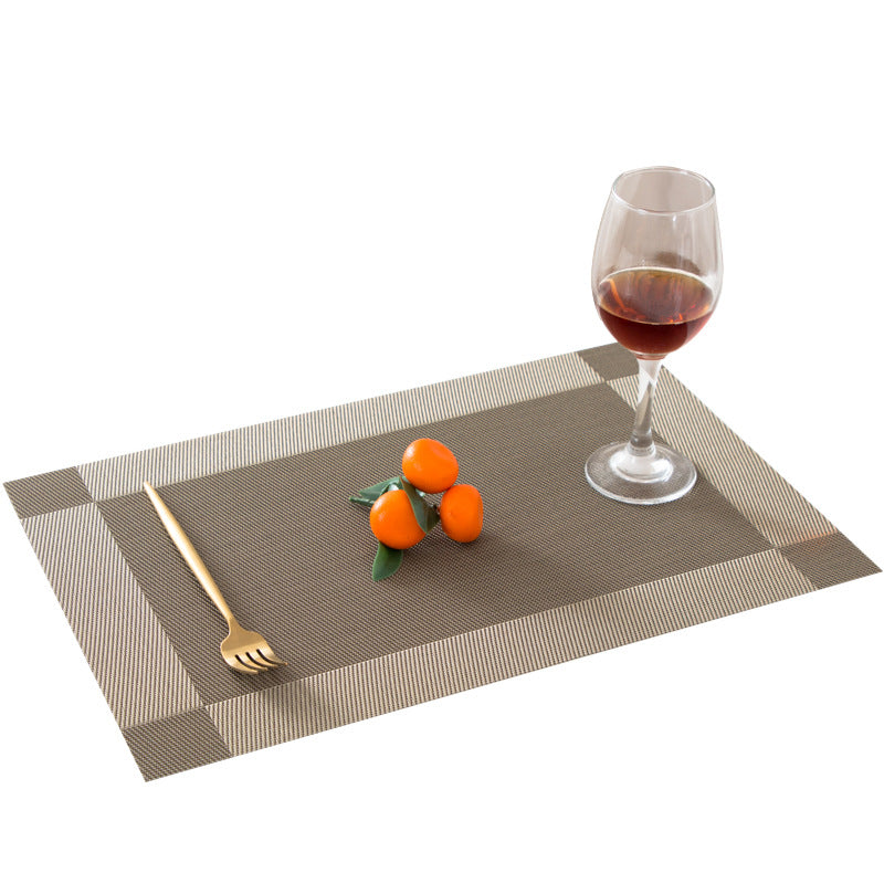 Simple Modern Kitchen Rectangular Nordic Baking Heat-resistant Hotel Bowl Mat