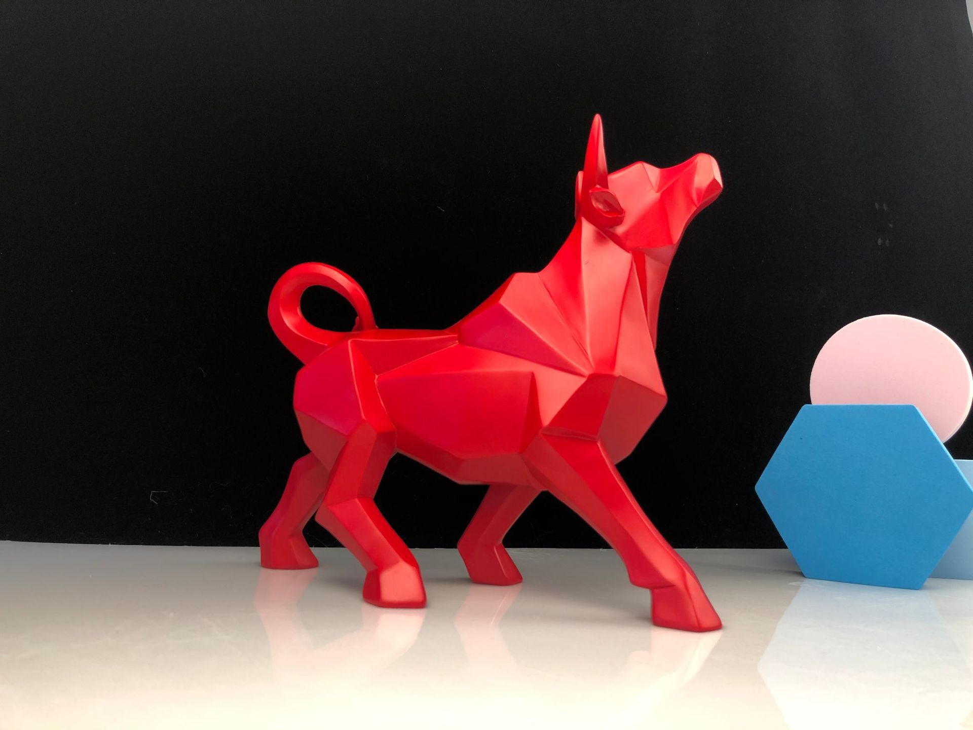 Modern Minimalist Creative Geometric Cow Ornaments - Mylovelyhomedecor - Home decor