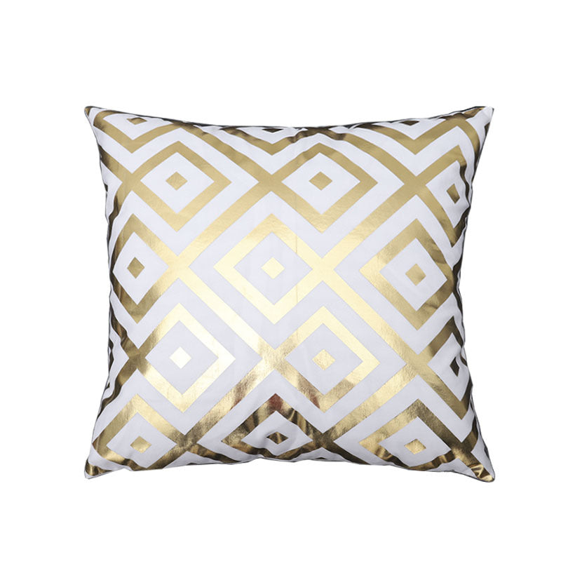 Gilding Geometric Pineapple Pillow Cover Minimalist Creative Pillow Cover - Mylovelyhomedecor - Home decor