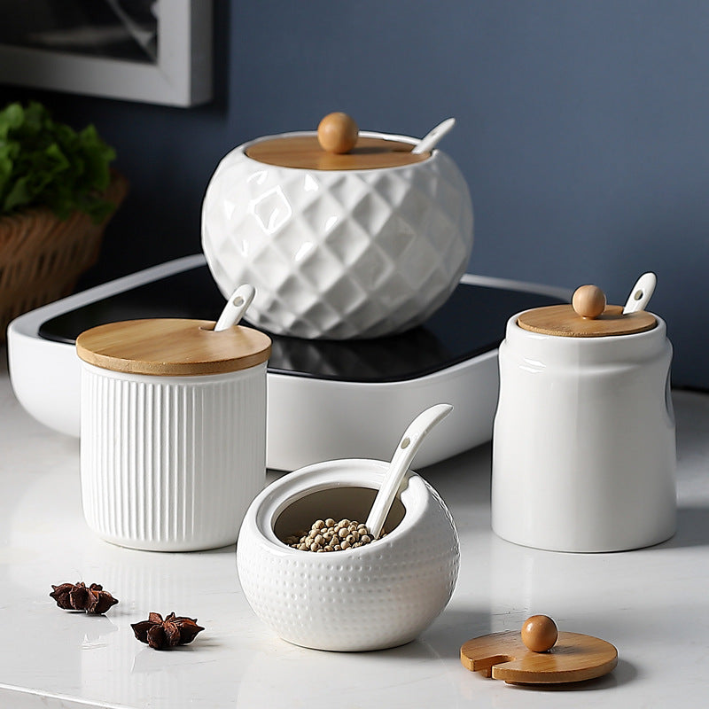 Kitchen ceramic seasoning jar - Mylovelyhomedecor - Home decor
