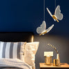 Long Line Modern Minimalist Bedroom Butterfly Bedside Chandelier Lamp - Mylovelyhomedecor - Home decor