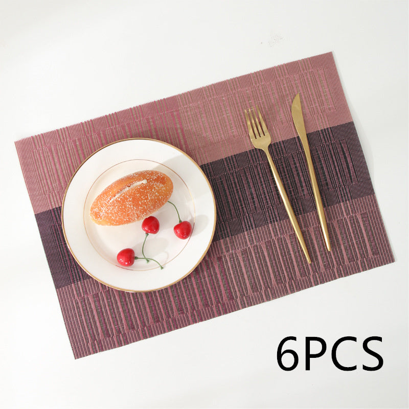 Simple Modern Kitchen Rectangular Nordic Baking Heat-resistant Hotel Bowl Mat
