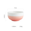 Modern Simple Ceramic Household Wash And Ink Gradual Color Soup Bowl - Mylovelyhomedecor - Home decor