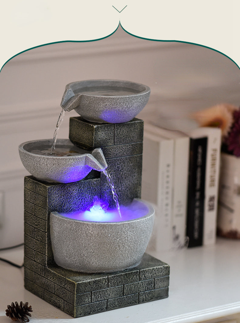 Modern Simple Desktop Fountain Humidifier - Mylovelyhomedecor - Home decor