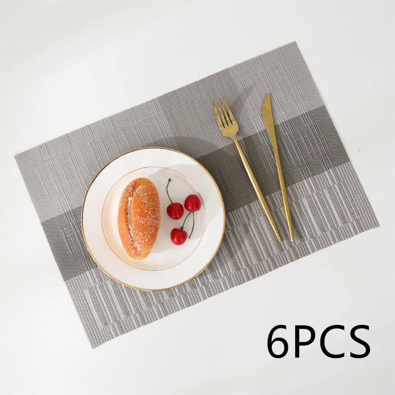 Simple Modern Kitchen Rectangular Nordic Baking Heat-resistant Hotel Bowl Mat