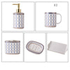 Nordic Creative Ceramic Bathroom Five-piece Bathroom Toilet Set - Mylovelyhomedecor - Home decor