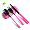 Plastic Tableware Set Candy Color - Mylovelyhomedecor - Home decor