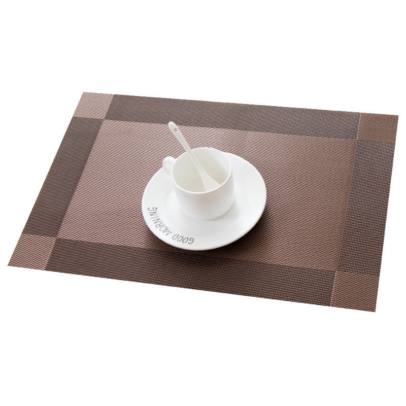 Simple Modern Kitchen Rectangular Nordic Baking Heat-resistant Hotel Bowl Mat